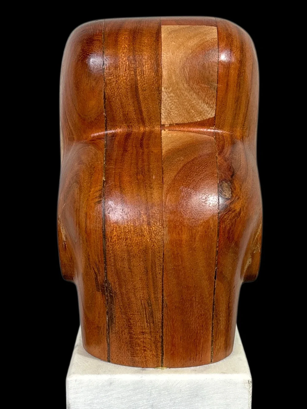 Crate&Barrel Lockhart Wood Elephant Abstract Sculpture 12”
